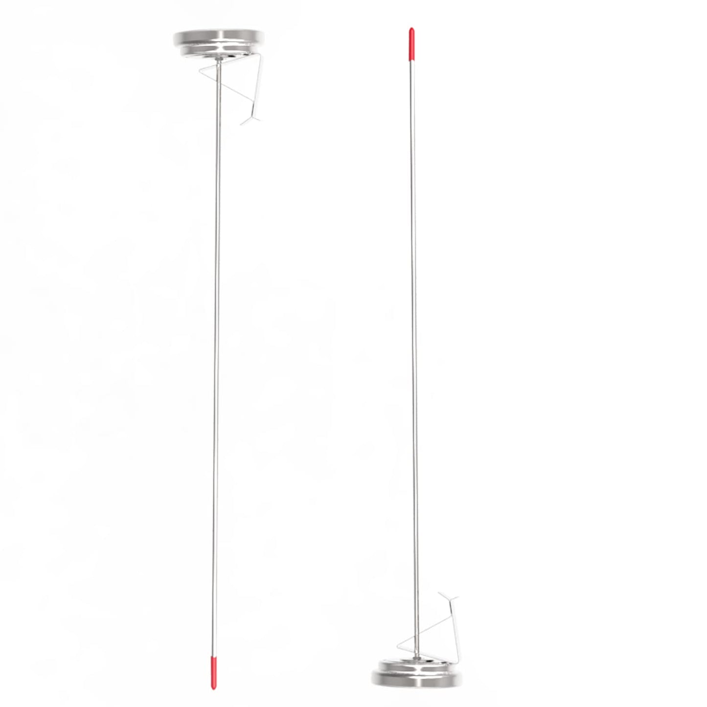 Lightbeam 16" Long Stem Deep Fry Thermometer (2 Pack) with Pot Clip, Instant Read 2" Dial Meat BBQ Turkey Thermometer Candy Thermometer for Deep Fry, Turkey, Grill, Candy & Coffee etc