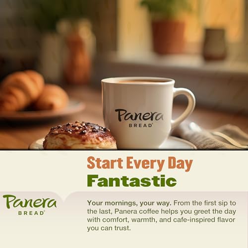 Panera Light Roast Coffee Pods - Breakfast Blend, 60 Count, 6 Packs of 10, Keurig Compatible, 100% Arabica, Kosher Certified