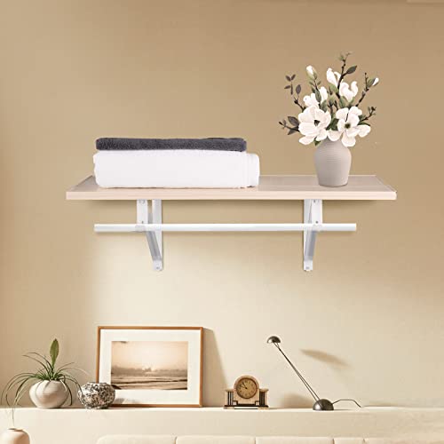 HOME MASTER HARDWARE 10 Pack White Closet Rod Brackets 11x9.5in Heavy Duty
