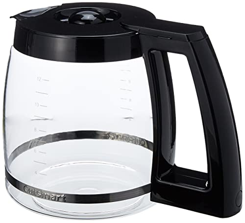 Cuisinart 12-Cup Replacement Glass Carafe - Compatible with DCC-1200, DCC-1100BK, More - Black