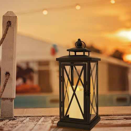 2" X 4" Battery Operated Flameless Candles with Timer, Waterproof Outdoor Flickering LED Pillar Candles for Home, Wedding Decoration, Slim Tall, Ivory Plastic, 2 Pack