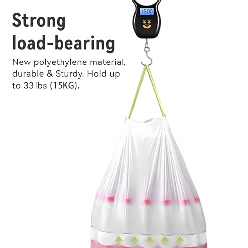 Ninestars Extra Strong 21 Gallon Drawstring Trash Bags - 90 Count