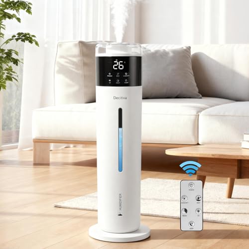 Large 8L Ultrasonic Cool Mist Humidifier for Bedroom & Large Rooms with Remote Control
