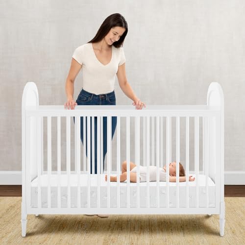 Delta Children Slumber Mattress for Crib & Toddler Bed Waterproof Hypoallergenic