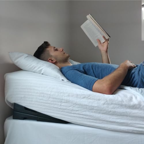 Adjustable Bed Wedge Set - 2 Pack for Acid Reflux & GERD Relief - 5 Inch Lift