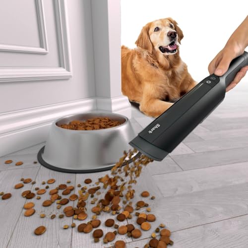 Cordless Handheld Vacuum Cleaner - Lightweight Portable Pet Car Home - Black (Renewed)