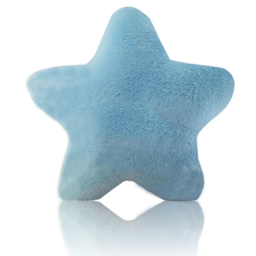 Star Pillow Plush Soft Star Shaped Throw Pillows Toy Stuffed Cushion Blue 16"