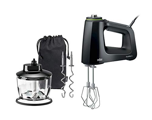 Braun MultiMix 5 Hand Mixer Black, 350W, 9-Speed Turbo, SmartMix Technology