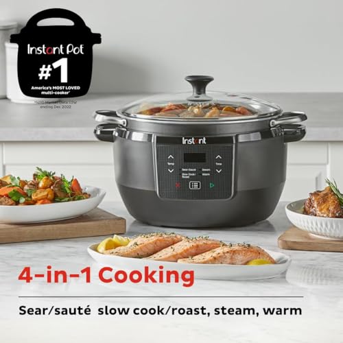 Instant Pot 7.5 Qt Multi-Cooker with 4 Cooking Functions – Slow, Sauté, Steam & Warm