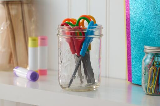 16oz Wide Mouth Mason Jars with Lids & Bands Pack of 24 - Clear, Used for Canning & Preserving