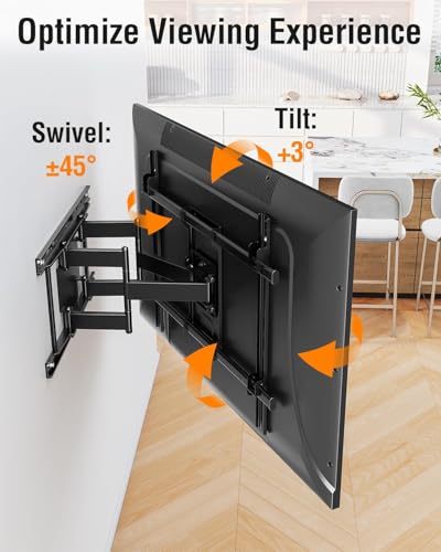 ELIVED Heavy Duty TV Wall Mount for 50-110 Inch TVs - Slim Motion Model