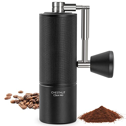 TIMEMORE Chestnut C3 ESP Pro Manual Coffee Grinder Black - Precise Conical Burrs