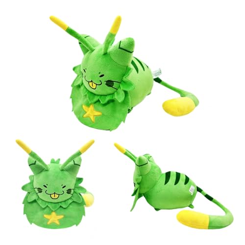 Plush Regretavator Plushie Furry Alien Cat Stuffed Plushies Pillow Doll Figure Game Cosplay Cute Fans Gift 9¡± (Green)