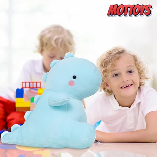 Dinosaur Plush Toys - 12" Stuffed Plushies - Soft Pillow for Home Decorations - Hugging Figures for Boys and Girls - Cute Animal Toys for Fans - Ideal Sleep and Play Companion (Blue)