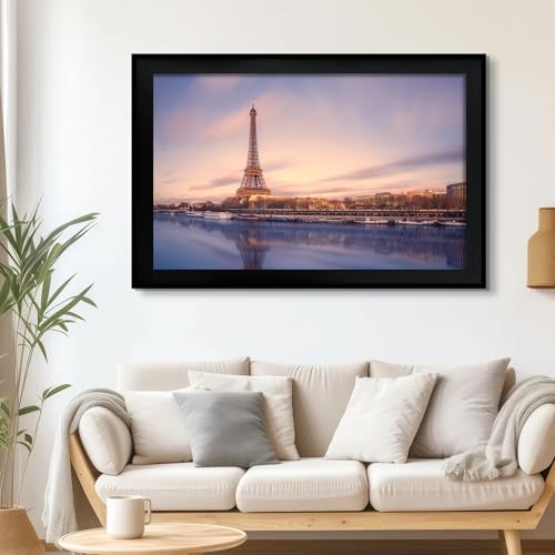 SESEAT Black 24x36 Wall Picture Frames Set of 6 for Gallery Wall, No Mat