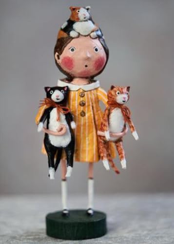 Lori Mitchell Kat's Cats Figurine 7.25-inch Collectible Home Decor