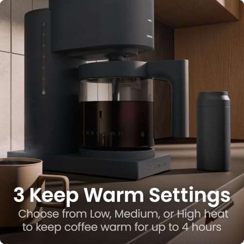 Chefman Caffeinator Programmable 14-Cup Drip Coffee Maker Midnight Variation