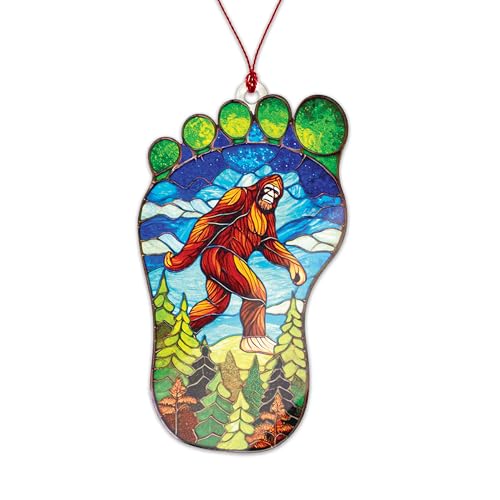 Big Foot Ornaments for Christmas Tree Decor, Funny Sasquatch Ornament for Camping Lovers, Bigfoot Christmas Ornament Gifts for Men Women, Cool Bigfoot Gifts for Friends, Family and Collectors