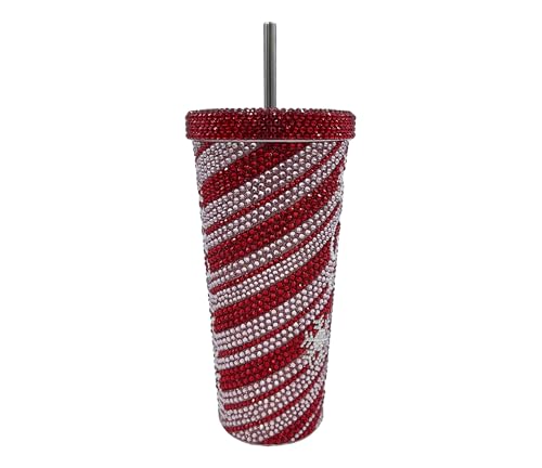 Mariah Carey Christmas Bejeweled Tumbler - 26oz Holiday Drinkware with Snowflake Design