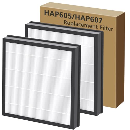 Cabiclean Air Purifier Replacement Filters 2-Pack for FreAire HAP605 HAP607 - White, 6-Months Supply
