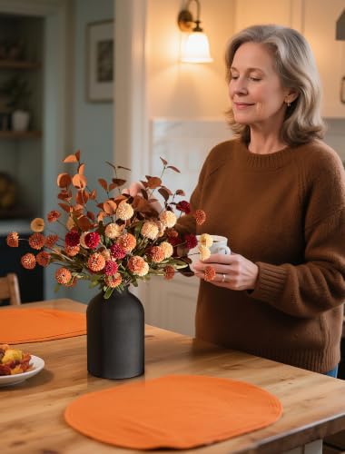 BLOSMON Faux Flowers Table Centerpiece for Dining Room, Fall Flower