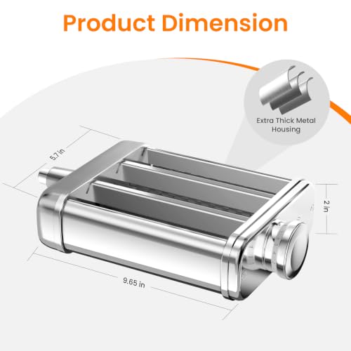 3-in-1 Pasta Maker Attachment for KitchenAid Stand Mixers - Variation of THIS listing
