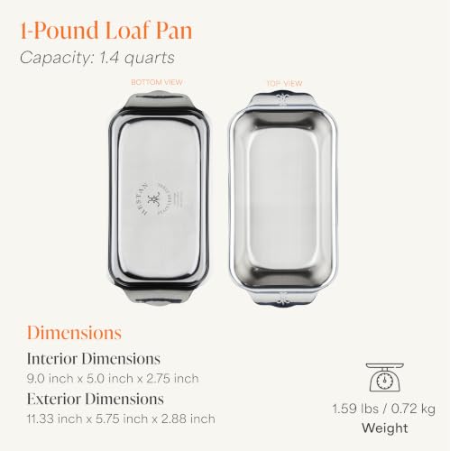 Hestan Provisions OvenBond Tri-Ply Stainless Steel Loaf Pan - 9x5 Inch