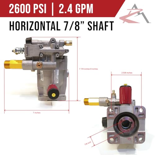 New PRESSURE WASHER PUMP fits Honda Excell XR2500 XR2600 XC2600
