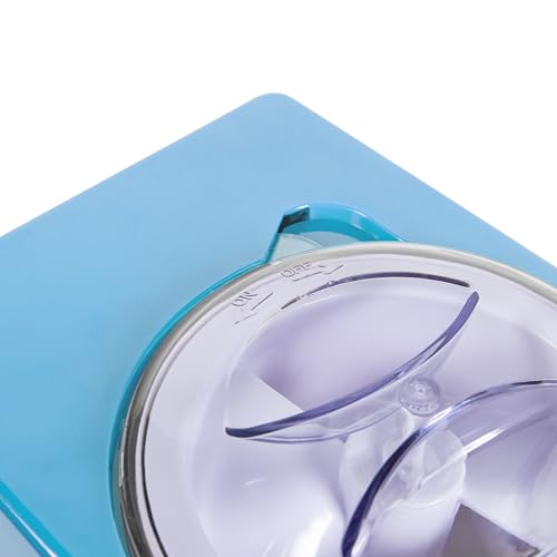 Blue Nostalgia Snow Cone Machine - 8 Oz Countertop Slushie Maker for 20 Treats