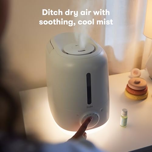 White 1.6 Gallon XL 3-in-1 Cool Mist Humidifier with Nightlight & Aromatherapy