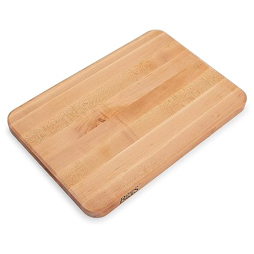 Reversible Maple Cutting Board 20 x 14 Inches - Butcher Block Kitchen Prep