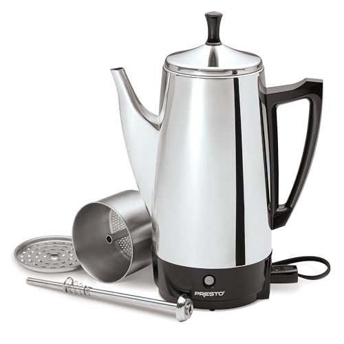 Presto 02811 Stainless Steel 12-Cup Electric Coffee Percolator