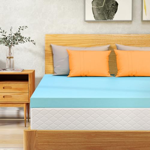 VALUXE Twin XL Mattress Topper 3 Inch Cooling Gel Memory Foam