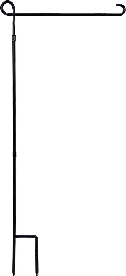 YEAHOME Garden Flag Stand - Weather-Proof Metal Holder for American & Christmas Flags | Durable Outdoor Decor