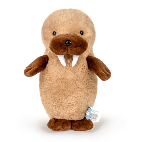 Stuffed Animal Cute Walrus Plush Pillow 13.7" Soft Walrus Plushies for Boys Girls Room Decor Walrus Toy for Birthday Valentine Christmas