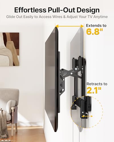 Heavy Duty Tilting TV Wall Mount Bracket 37-90 Inch Supports 200lbs - Variation of THIS listing