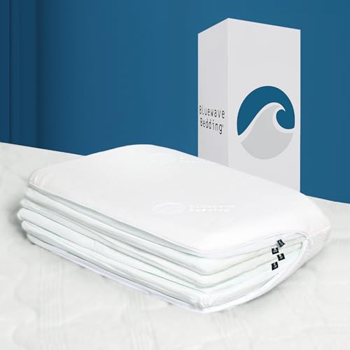 Bluewave Bedding Versalayer King Adjustable Memory Foam Pillow - 20 Heights, Firmness Options
