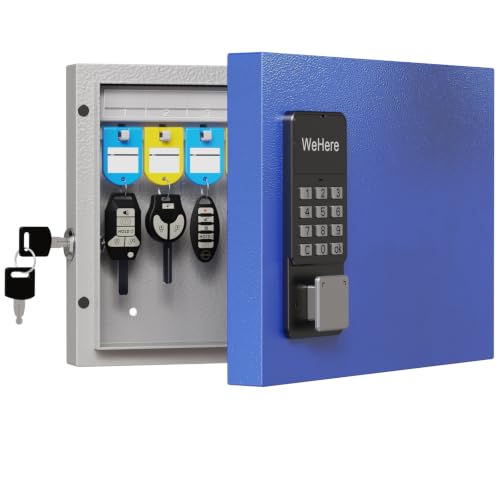 Smart Wall Mount Key Lock Box with App & WiFi Remote Unlock