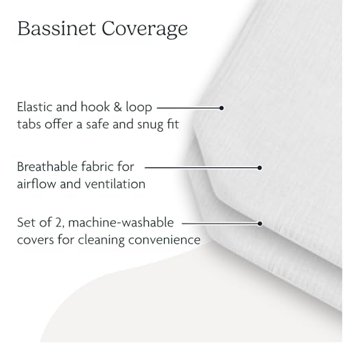 Organic Cotton Bassinet Covers for Remi Playard - Set of 2