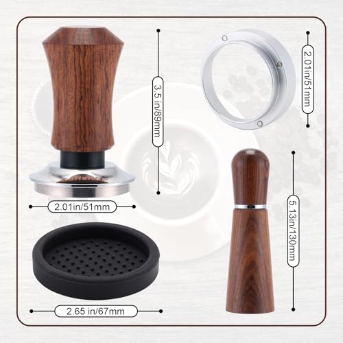 51mm Espresso Accessories Kit with Tamper, WDT Tool & Funnel - Coffee Barista Set