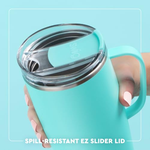 Swig Life Mr Claus 22oz Insulated Travel Mug with Handle & Lid