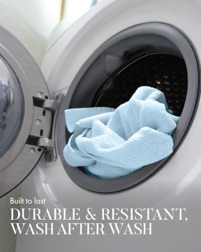 White Luxury Bath Towels 4 Pack 650 GSM - Large 34x56 Inches, Bumble Towels