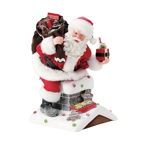 Department 56 Christmas Santa Figurine - Handcrafted Home Decor, 10.5 Inch