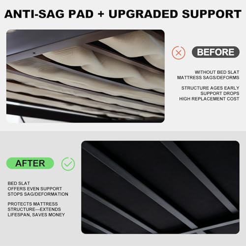 10mm Heavy Duty Queen Bunkie Board 60x80, Foldable Bed Support