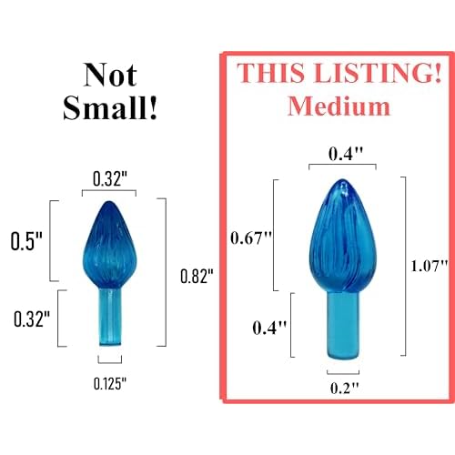 Creative Hobbies Ceramic Christmas Tree Replacement Lights, Medium Twist Light Ornaments, Multi Colors, 144 Piece Pack