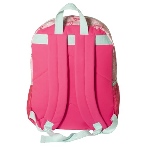 Barbie Pink 4-Piece Backpack Set with Sequin Flip Bag for Girls - School & Travel