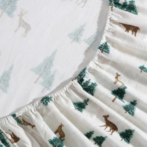Eddie Bauer Queen Sheet Set with Fitted Sheet & Pillowcases – Deer Hollow