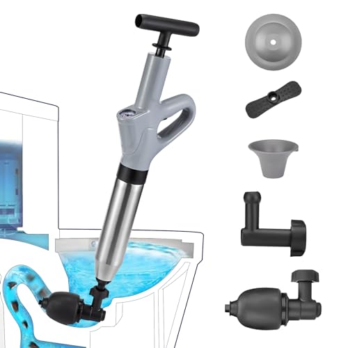 High Pressure Toilet Plunger Blaster - Unclog Drains & Sinks | MaxxGeek