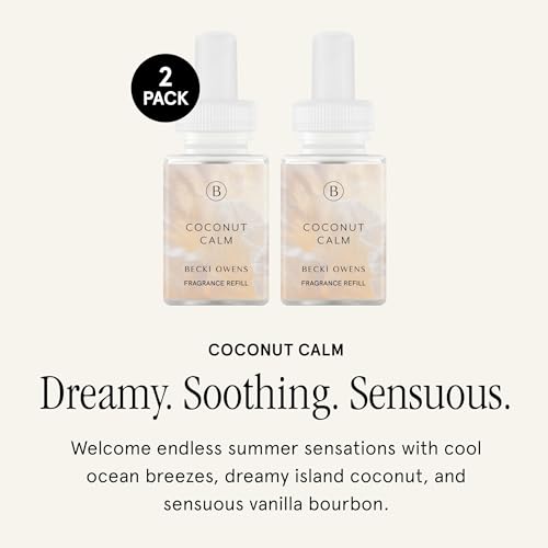 Pura Diffuser Refill - Coconut Calm, 2 Pack | Long-Lasting Home Fragrance