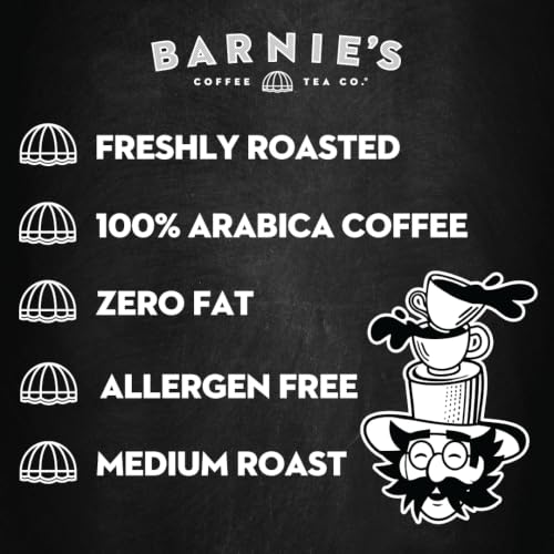 Barnie's Coffee Santa's White Christmas Coffee Pods 48 Count with Coconut, Vanilla & Caramel Flavors - Compatible with Keurig, Medium Roast Arabica